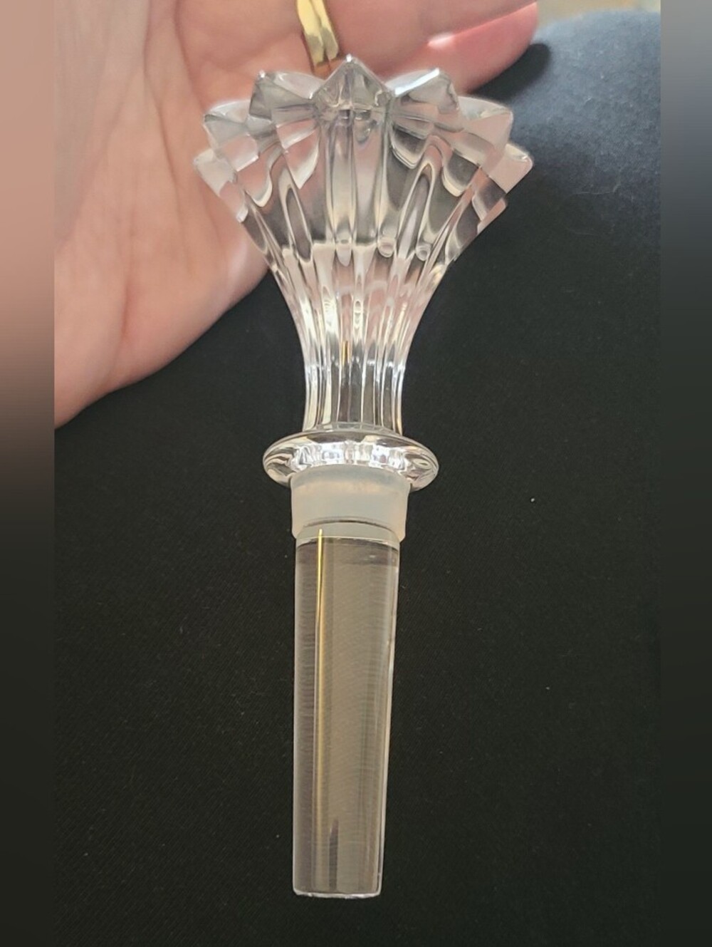 Waterford Clear Crystal Glass Decanter Stopper